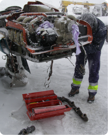 Výměna poškozeného motoru